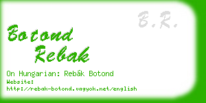botond rebak business card